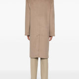 Cappotto monopetto in grigio talpa Remain - donna 