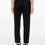 Pantaloni tiberio con pieghe in nero Briglia 1949 - uomo 
