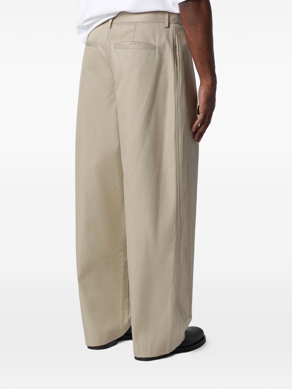 Pantaloni Davide a gamba ampia in beige Darkpark - uomo 
