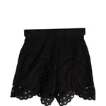 Shorts Dune con cintura in nero Charo ruiz ibiza 1989 - donna 