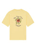 T-shirt a fiori in giallo Drole de monsieur - uomo