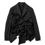 Giacca con ruches in nero Comme Des Garçons - donna 