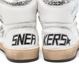 sky star nappa upper with serigraph glitter star and ankle GOLDEN GOOSE 