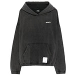 Felpa con cappuccio in nero Satisfy - unisex 