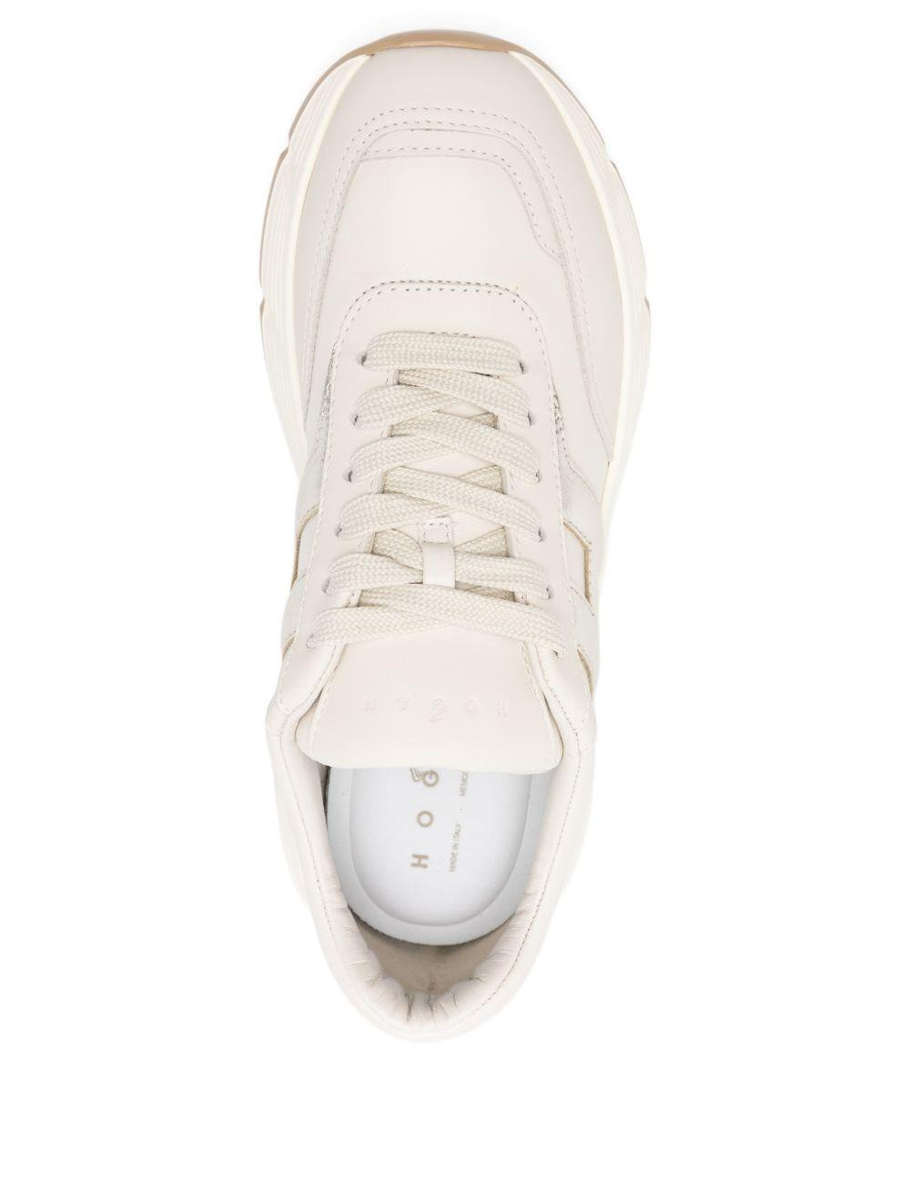 Sneakers con lacci in avorio Hogan - donna 