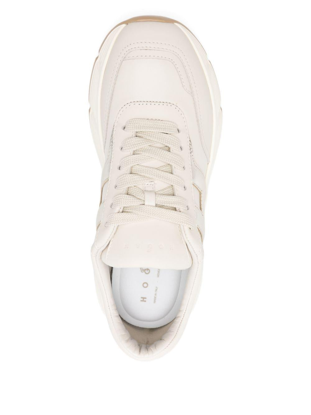 Sneakers con lacci in avorio Hogan - donna 