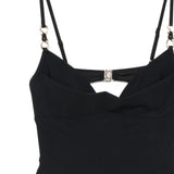 Costume da bagno Mahon con scollo a cuore in nero 