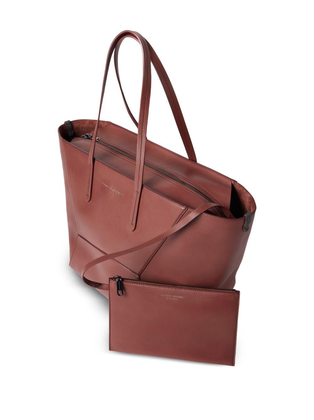Borsa tote BC Duo in marrone Brunello Cucinelli - donna 