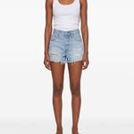 Shorts in denim 501 in celeste Levi's - donna 