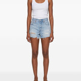 Shorts in denim 501 in celeste Levi's - donna 