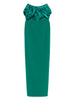 Latifa emerald green long dress by Rhea Costa - women