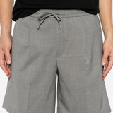 Pantaloncini con coulisse e pieghe in grigio Briglia 1949 - uomo 