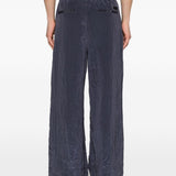 Pantaloni con coulisse in blu Feng chen wang - uomo 