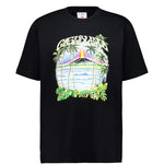 T-shirt con stampa in nero Casablanca - uomo 