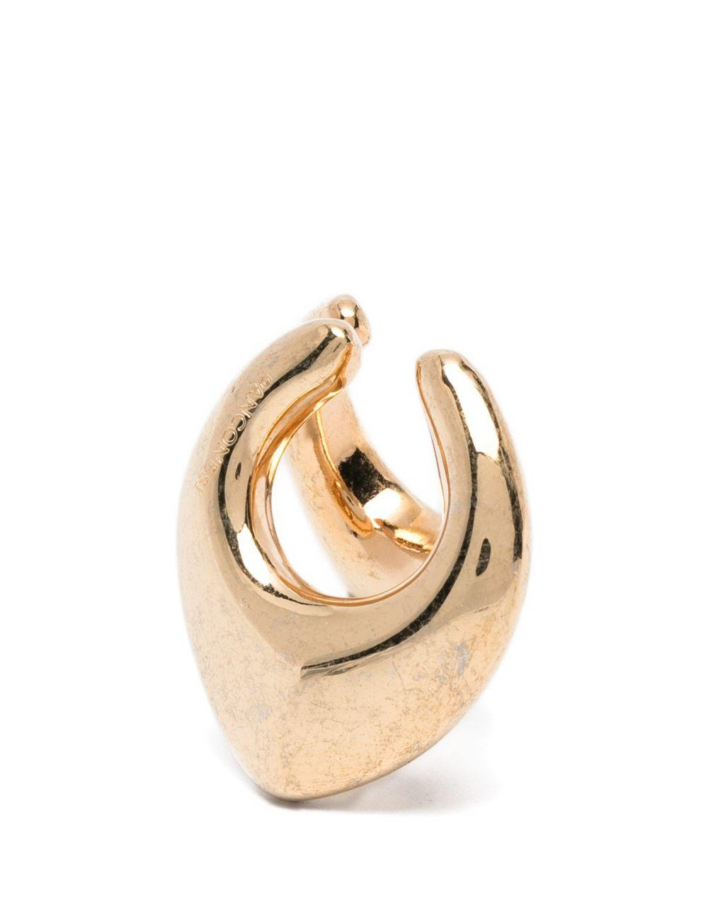 Ear cuff a goccia in oro Panconesi - unisex 