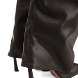 Stivali sopra il ginocchio 95mm in marrone The attico - donna 