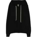 Felpa con cappuccio in nero Rick owens - uomo 