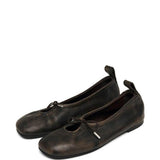 Ballerine Rosalind pelle in marrone 