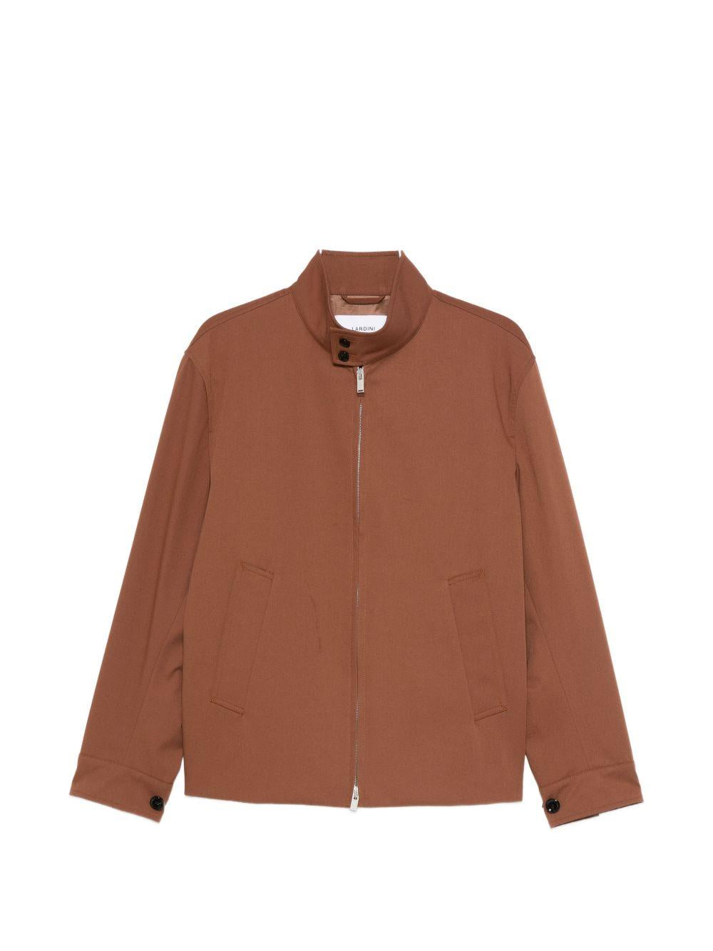 Giacca Paribet con zip in marrone Lardini - uomo 
