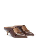 Mules Maureen 45 goffrato croco tabacco 