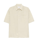 Camicia con tasca a maniche corte in avorio Costumein - uomo 