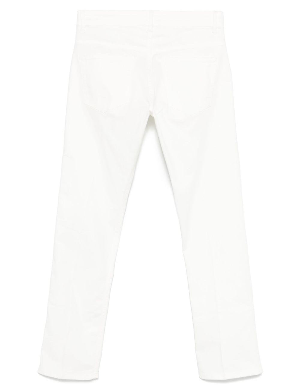 Jeans cinque tasche in bianco Lardini - uomo 