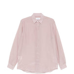 Camicia a maniche lunghe con abbottonatura nascosta in rosa Lardini - uomo 