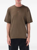 T-shirt AuraLite™ plissettata in verde Satisfy - unisex