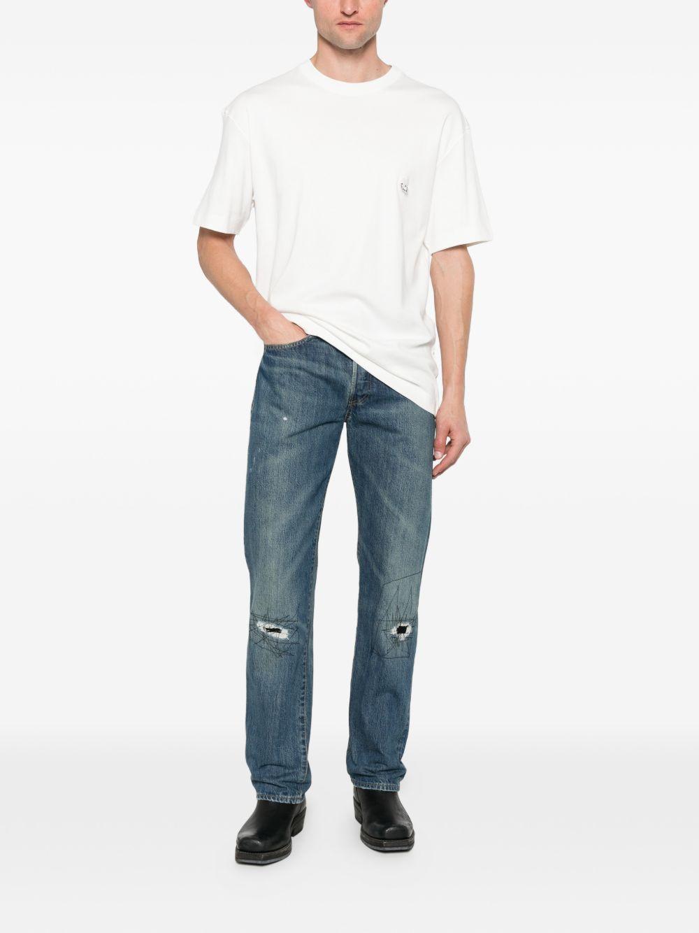 Jeans con passanti per cintura in blu Levi's vintage - uomo 