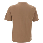 T-shirt girocollo in beige Kangra - uomo 