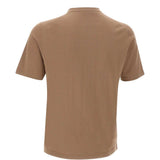 T-shirt girocollo in beige Kangra - uomo 