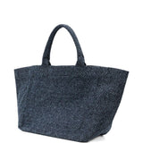 Borsa tote ricamo teddy in blu Ganni - donna 