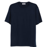 T-shirt girocollo in blu Kangra - uomo 