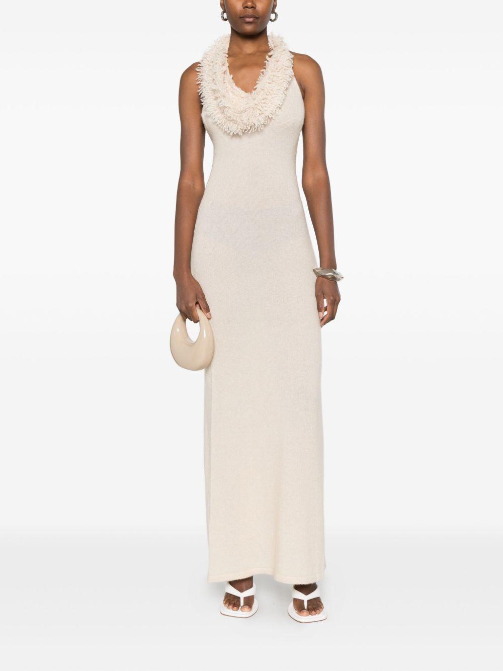 Abito lungo Wren in avorio Aya Muse - donna 