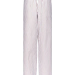 Pantaloni CISCO a righe in azzurro e rosso Loulou de saison - donna 