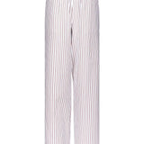 Pantaloni CISCO a righe in azzurro e rosso Loulou de saison - donna 