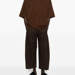 Pantaloni a gamba ampia in marrone Entire studios - donna 