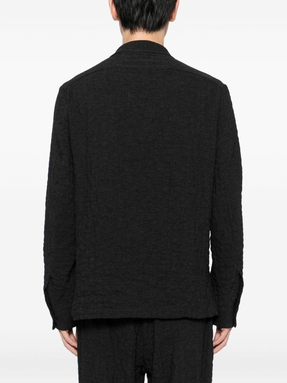 Camicia testurizzata  in nero Barena venezia - uomo 