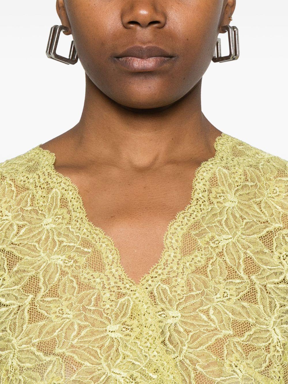 Top in pizzo oro Cico Dries van noten - donna 