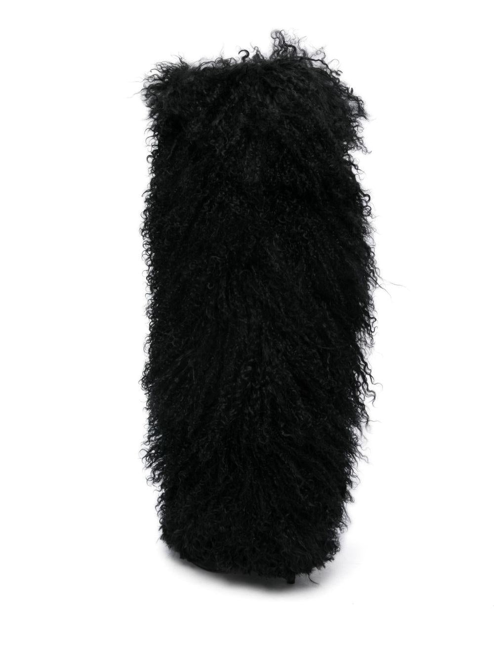 Stivali furry in nero Paris texas - donna 