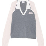 Polo con logo in grigio Casablanca - donna 