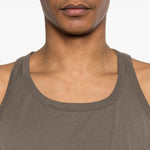 Canotta in cotone in grigio Rick owens drkshdw - uomo 