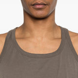 Canotta in cotone in grigio Rick owens drkshdw - uomo 
