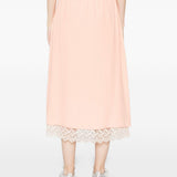 Gonna midi con orlo in pizzo rosa Simone Rocha - donna 