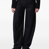 Pantaloni Gino con passanti per cintura in nero Sefr - uomo 