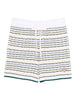 Casablanca White Patterned Shorts - Men