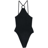Costume intero jasmine in nero hunza g - donna 