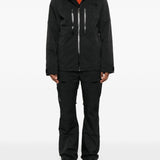 Giacca con cappuccio e zip da neve in nero The north face - uomo 
