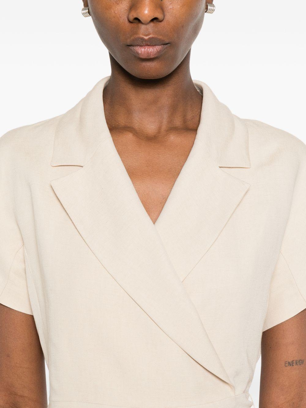 Tuta con culotte avvolgente in avorio Maxmara weekend - donna 