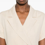 Tuta con culotte avvolgente in avorio Maxmara weekend - donna 